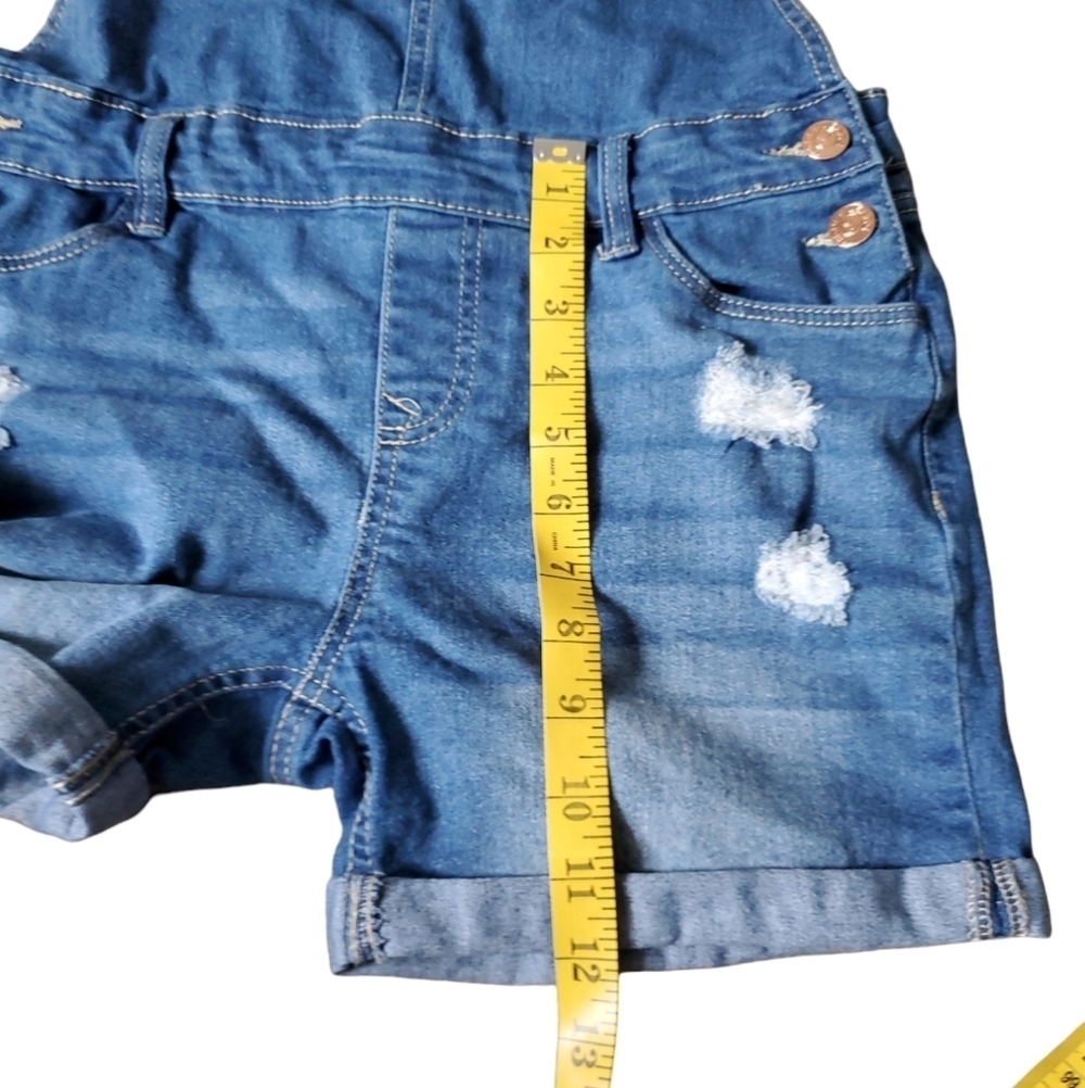 Vigoss Girls Denim Shortall, Sizes XL - Picture 4 of 8